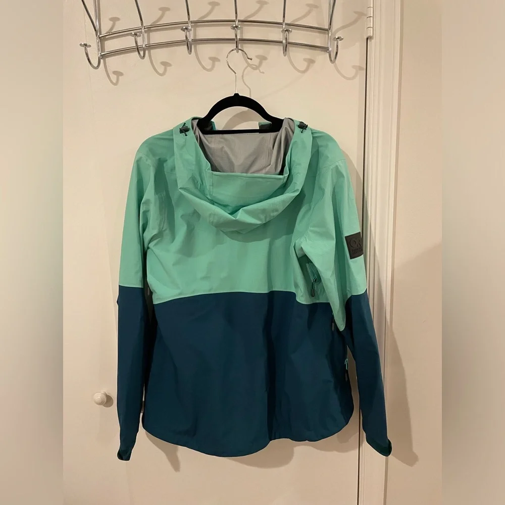 Outdoor Reception Women’s Carbide Jacket in Mint Blast/Treeline - Picture 8 of 10